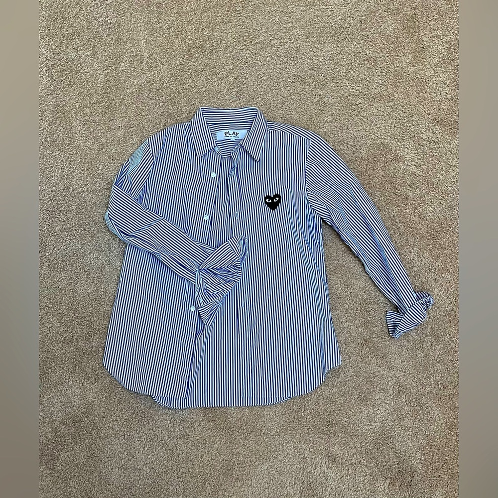 COMME DES GARÇONS PLAY striped shirt